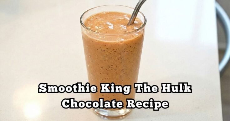 Smoothie King the Hulk Chocolate Recipe