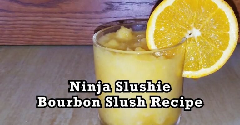 Ninja Slushie Bourbon Slush Recipe
