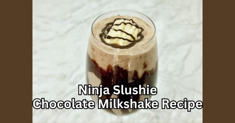 Ninja Slushie Chocolate Milkshake Recipe