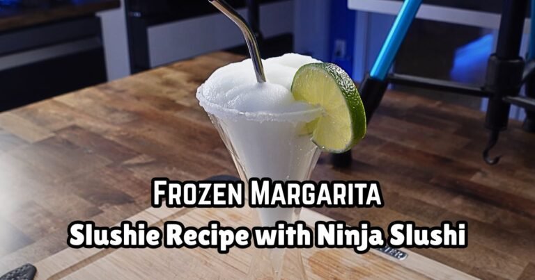 Frozen Margarita Slushie Recipe with Ninja Slushi