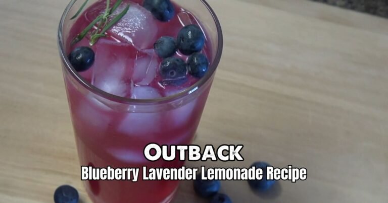 Outback Blueberry Lavender Lemonade Recipe