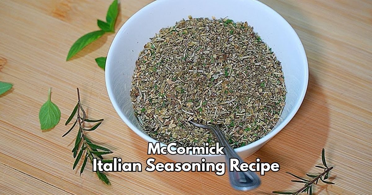 McCormick Italian Seasoning Recipe