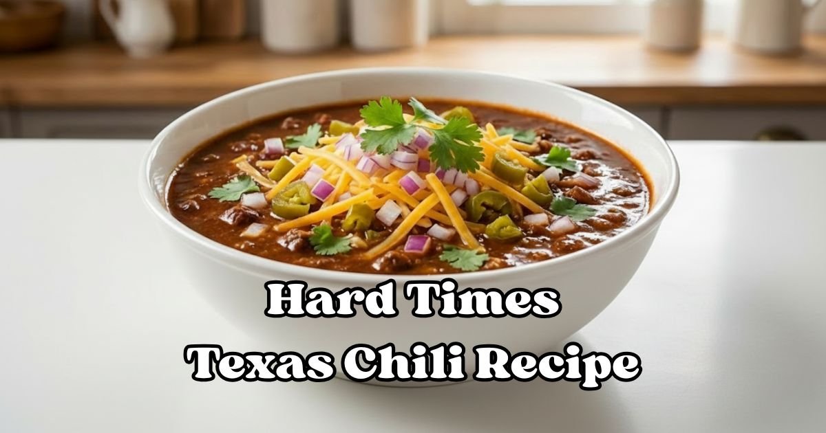 Hard Times Texas Chili Recipe