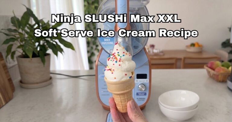 Ninja SLUSHi Max XXL Soft Serve Ice Cream Recipe