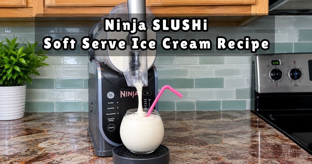 Ninja SLUSHi Soft Serve Ice Cream Recipe